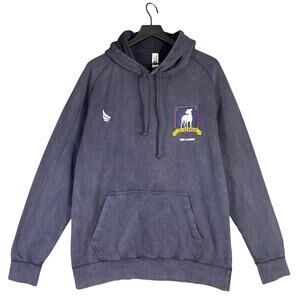 Lane Seven Trip Lambo Purple Garment Dyed Hoodie XL Cotton‎ Graphic Sweatshirt